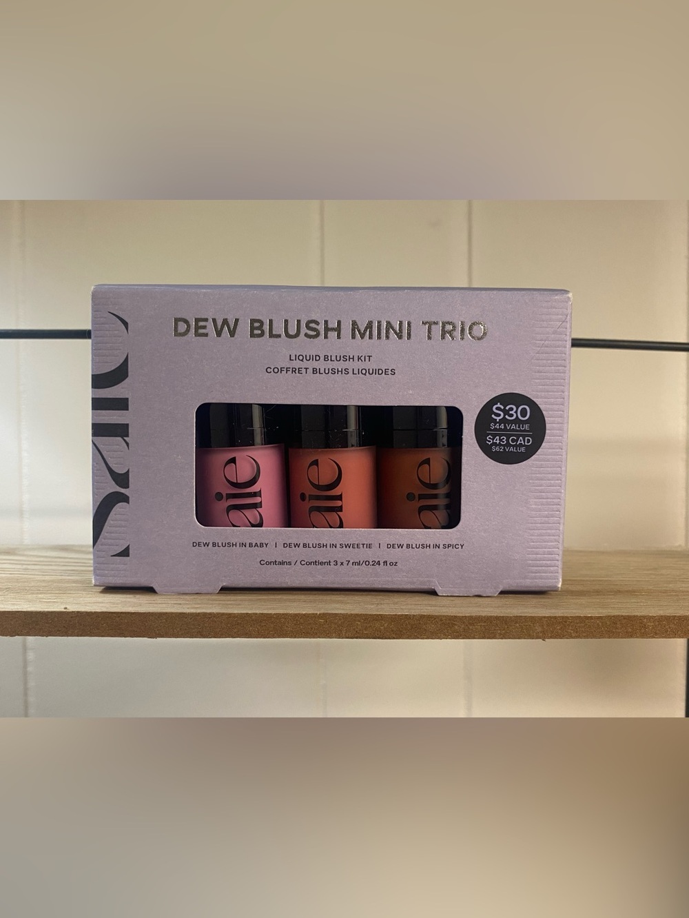 NIB Saie Dew Blush Mini Trio Christmas 2025 Set with Baby, Sweetie, Spicy